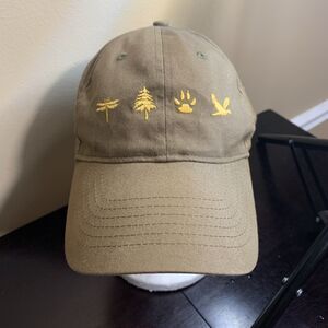J Rag Dragonfly, tree, Paw & Bird logos, Alabama embroidered on the Back - Brown